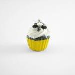 Miniature Charm Yellow Black And White Daisy..